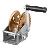 VEVOR Boat Winch, 726 kg Hand Winch, Heavy Duty Manual Rope Crank, Portable Two-Way Ratchet, 4: 1 Gear Ratio