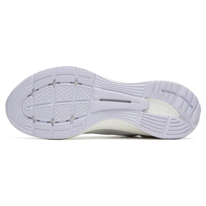 Anta Hydrogen Run V Anti-Rutsch Abriebfest Niedrig geschnitten Laufschuhe Damen Weiß Lila Sneaker 122325540-1