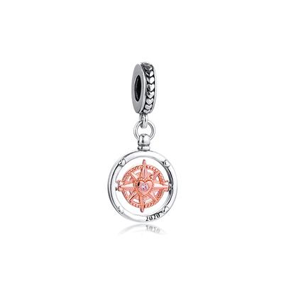 Fashion 925 Sterling Silver Club 2020 Compass Dangle Charms Beads Fits Original Bracelet Charm Women Jewelry Making