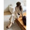 Versatile Casual Fashion Set: Autumn/Winter Slimming Knit Outfit for Date or Commute