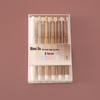 Morandi Color Quick-Dry Ballpoint Pen Set - High-Value Student Neutral Pen in Black