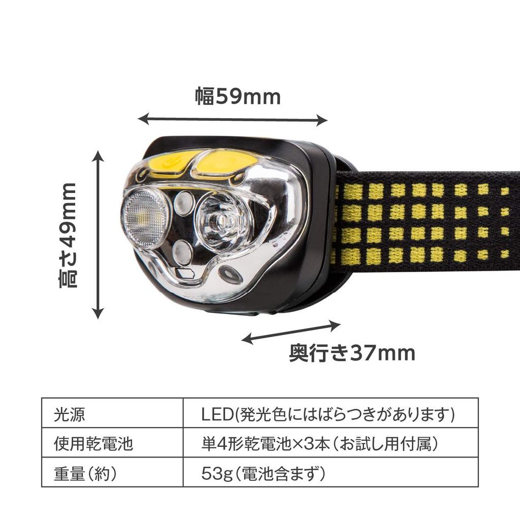 Energizer Vision Ultra LED 7 Lichtmodi Helligkeit Laufzeit 50 HDE321 Scheinwerfer, (Maximal 450lm/Maximale Stunden)