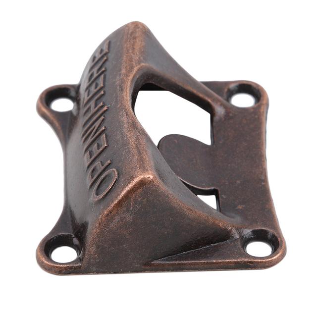Vintage Nástěnná Víno Pivo Soda Bronz Žehlička Vývrtka Vývrtka Bar Kuchyň Jídelna