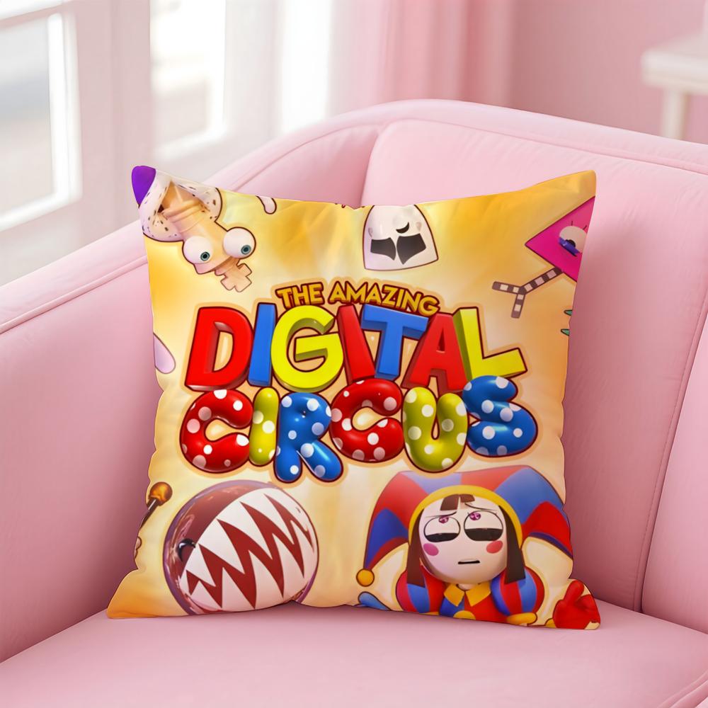 

Anime T-The Amazing Digital CircusS Cushion Cover Comfortable Reversible Pillow Cover Ideal for Car Sofa Bedroom & Beyond 12x12Inch