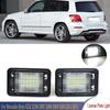 2Pcs LED License Plate Lights LED Number Plate Lamp For Mercedes Benz GLK X204 2007-2013 A2048200156