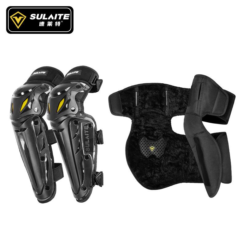 Winter locomotive knee pads removable thermal block protective gear motorcycle men s and women s riding knee pads elbow pads one size fits all