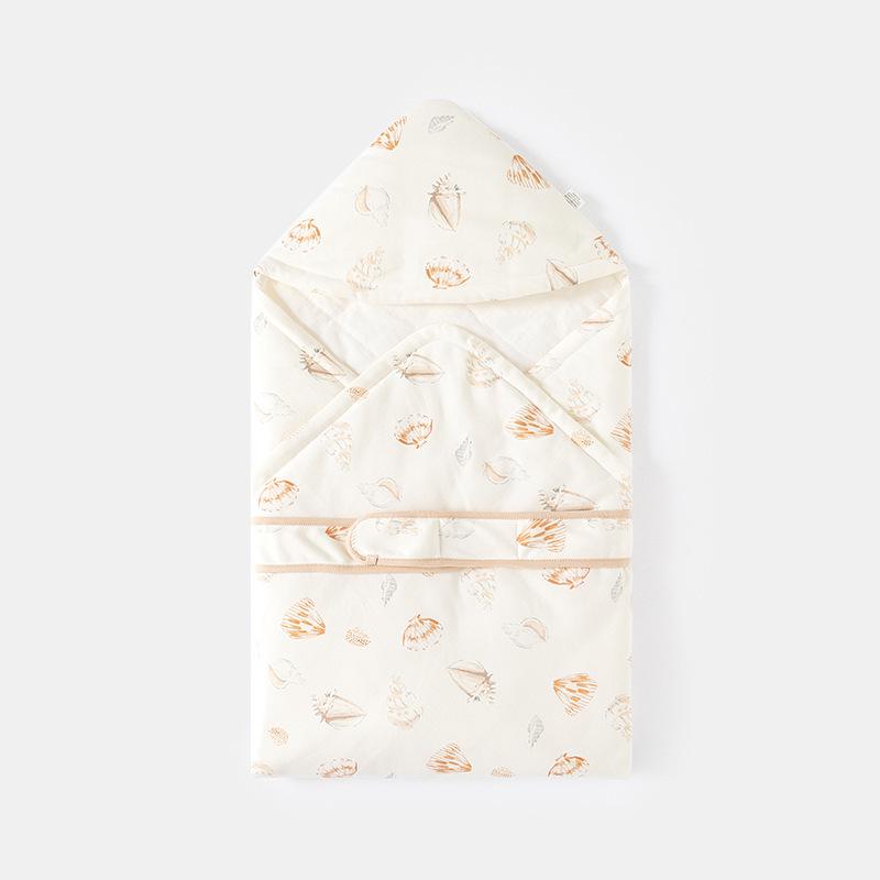 Newborn Pure Cotton Swaddle Blanket - 60g Lightweight Baby Quilt for Spring & Autumn