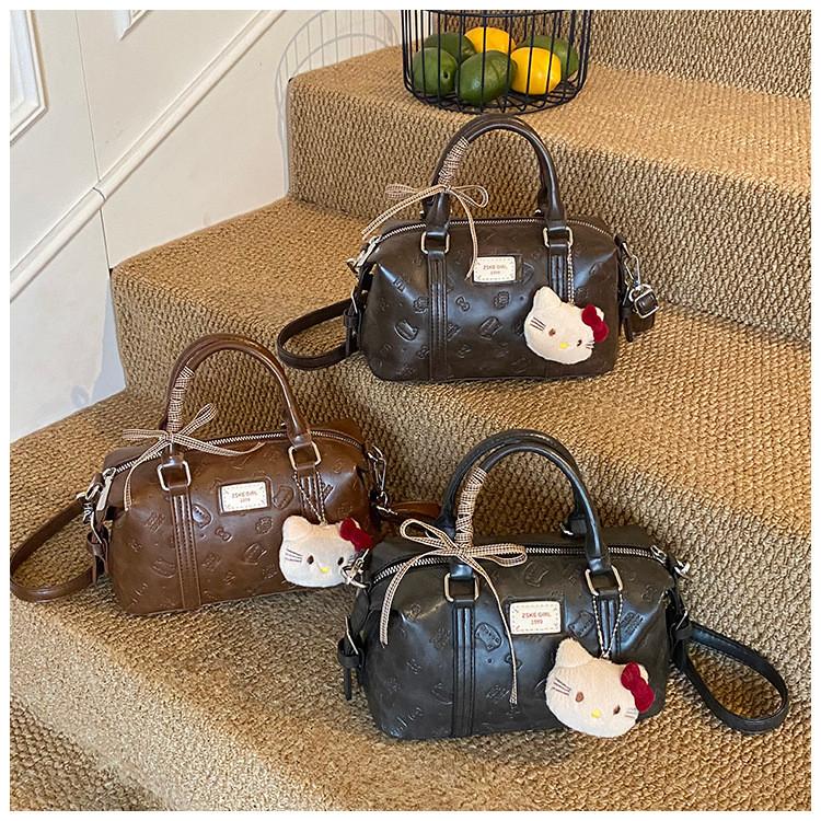 IELGY Ladies Messenger Bag Autumn Winter Retro Shoulder Fashion Boston Bag