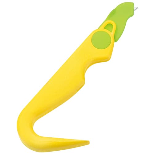 Shimomura Kougyou (Shimomura Kougyou) Made in Japan Karuraku Box Opener, Cardboard Sorting, KR-606, Made in Tsubame-Sanjo, Niigata, Yellow