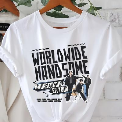 2026 Summer Fashion Trendy Tee Men Women Vintage Top Womens Jin Tour Graphic T Shirt Lightweight Crew Short Sleeve Casual Clothing