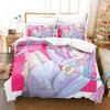 NEEDY GIRL OVERDOSE Bedding Set Cartoon  three-piece set Adult Kid Bedroom Duvetcover Sets 3D Kawaii Girls conjunto de cama