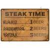 Vintage Posters Cocktail Tin Sign Plaque Metal Sign Plate Decoration Wall Art Home Decor For Bar Pub Club Man Cave Iron Painting