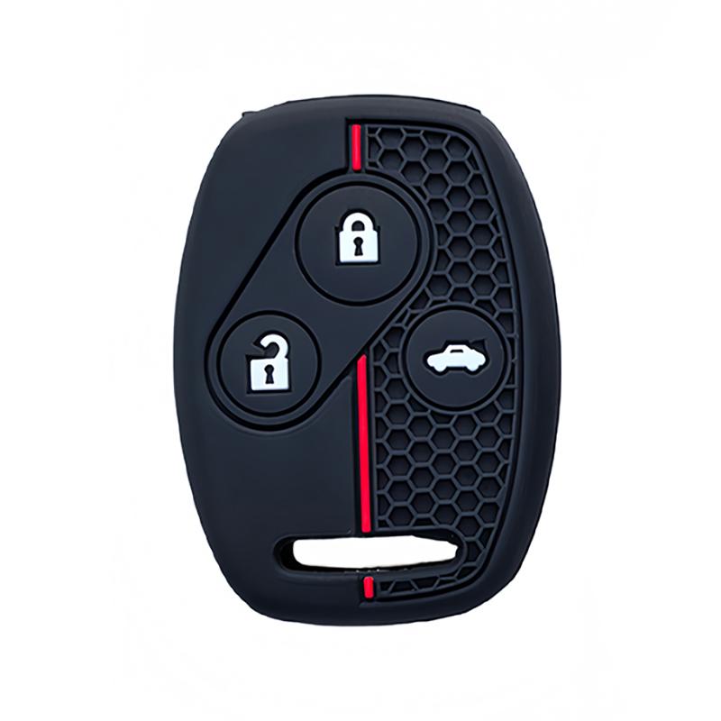 Silicone Car Key Case Cover For HONDA Accord CRV Pilot Civic 2003 2007 2008 2009 2010 2011 2012 2013
