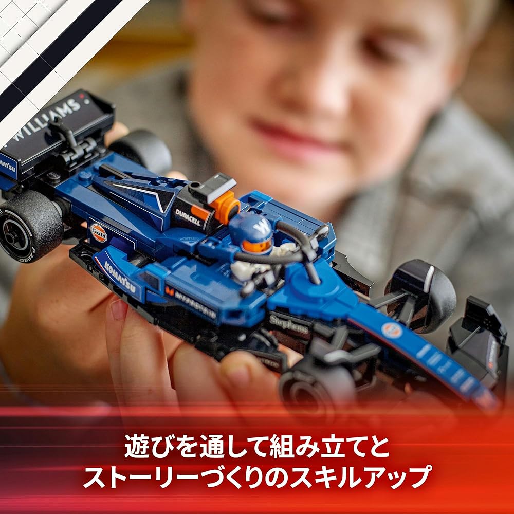 LEGO Speed Champions Williams Racing FW46 F1 Race Car Toy Building Set for Kids 10+ 77249