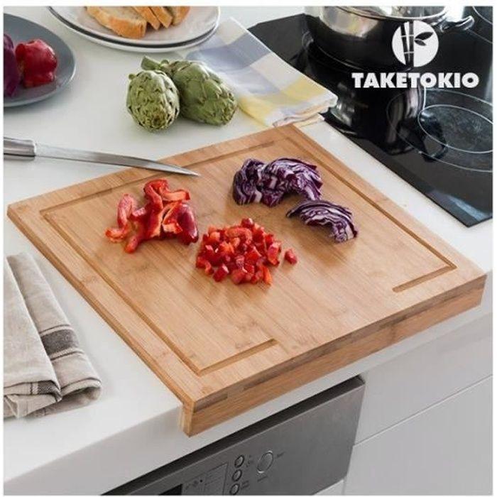Planche à Découper - TakeTokio - Bambou - Design Épuré - 45 x 35 x 1,3 cm
