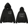 Neue Mode Dein Eigenes Design Marke Logo/Bild Personalisierte Individuelle Überall Herren Damen DIY Reißverschluss Strickjacke Kapuzenpullover