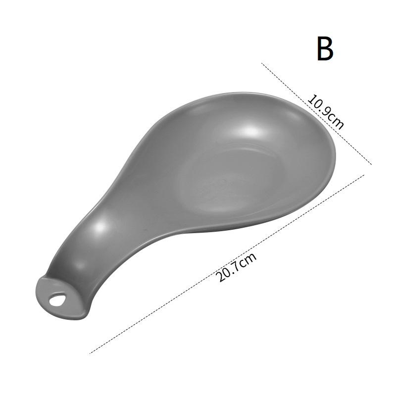 Spoon Rest Large Plastic Spoon Holder Heat-Resistant Cooking Spoon Rest Coffee Spoon Holder Dishwasher Safe Spoon Rest