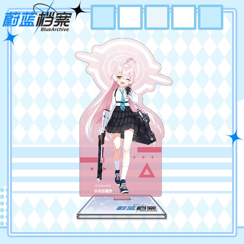 16cm Height Blue Archive Acrylic Stand Character Figurine