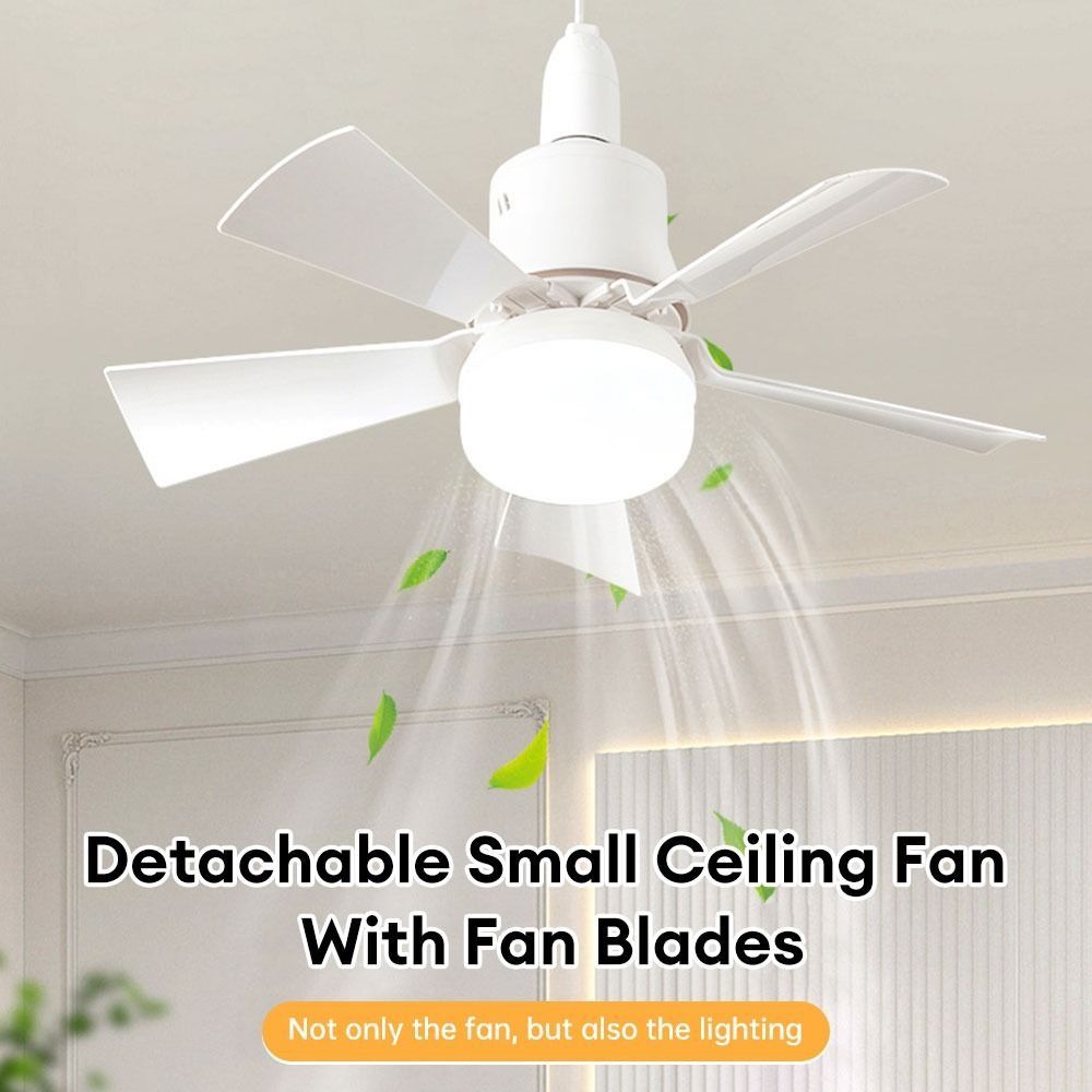 Energiesparender LED Deckenventilator Fernbedienung Kabellos Elektrischer Ventilator Deckenleuchte Heimdeko