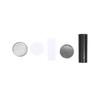 Magnetic Door Stopper Suction Door Holder 75*24mm Stainless Steel For Home Office Cabinet Improvement Home Decoration Accessories Black Grey White