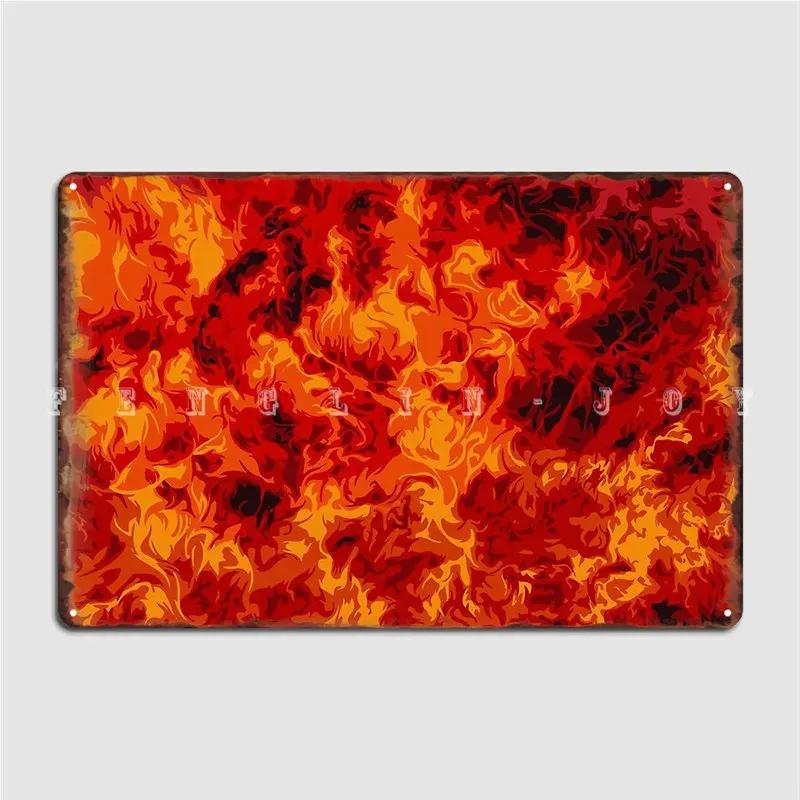 

Ian Connor Fire Art Metal Sign Club Party Kitchen Printing Wall Decor Tin Sign Poster 20x30cm（7.8x11.8inch）