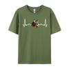 Maine Coon Heartbeat Funny Maine Coon Cat Lover Tshirts New Year Day All Cotton Crew Neck Tops Tees Awesome