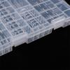 Hard Plastic Anti Impact Wear Resistant Storage Box Battery Case Practical Organizer Clear Inner Compartment Holder