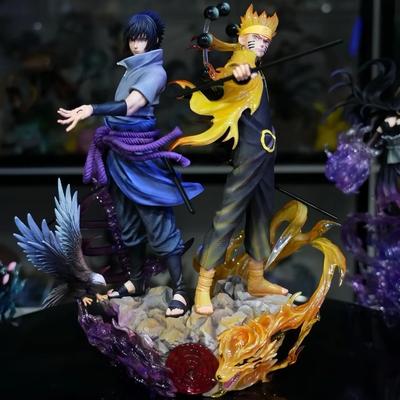 Shippuden Figur Uzumaki Uchiha Sasuke Anime PVC Action Figur Spielzeug Statue Sammlermodell Puppe Geburtstagsgeschenke Anime Figur