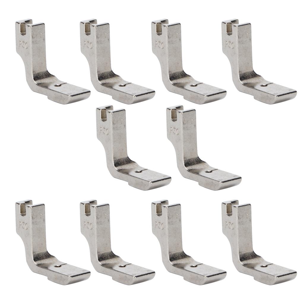 10 Stück Kräuselfuß Edelstahl Universal Industrie-Nähmaschinen Zubehör