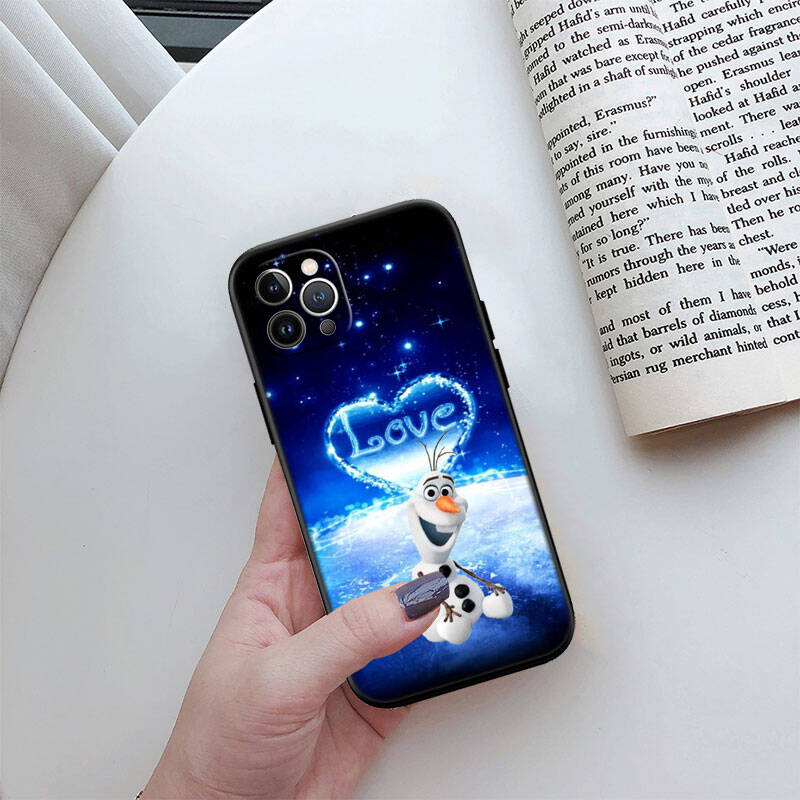RT49 Frozen Olaf Elsa Anna Phone Case for iPhone 7 8 11 12 13 14 15 16 17 16E XS Pro Max XR X SE Air