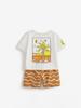 Malwee Boys' Summer Outfit: Stylish T-shirt & Shorts Set for Kids - European & American Design