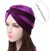 New Women Velvet Turban Hat Headband Muslim Hijab Caps Female Soft Bandana Headband Hijabs Head Wrap Hair Accessories