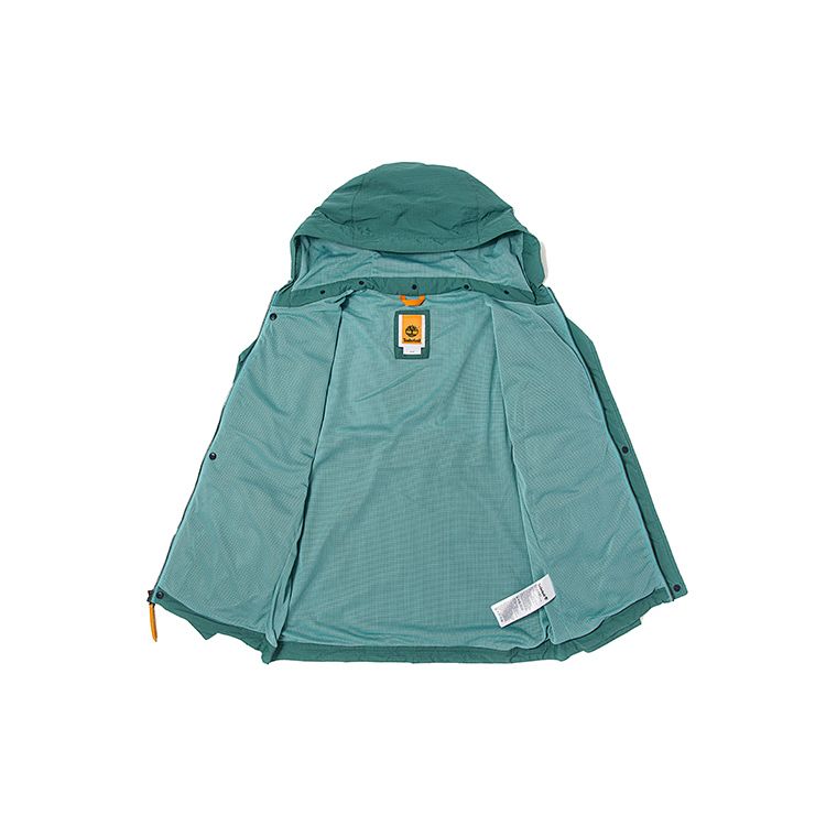 Timberland Casual Sports Hooded Jacket Men Jackets Blue Green A2E1P-CL6