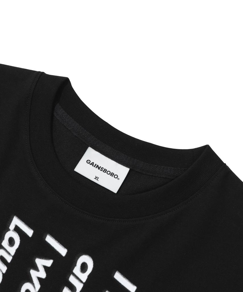 GAINSBORO Weekend Never T-Shirt_Black