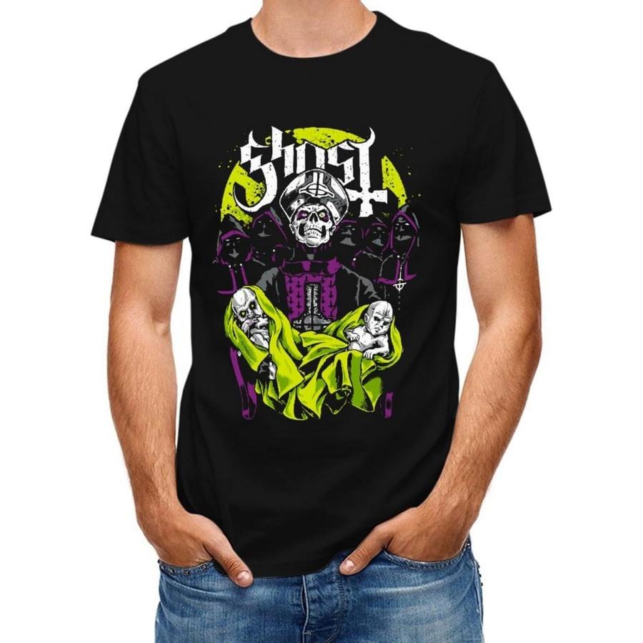 WEStble Ghost Meliora Men s Short-Sleeve T-Shirt Breathable Loose-Fit Classic Tees Stylish Crewneck Cotton XXXXXL разноцветный