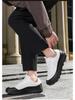 Plus Size Wide Foot Men's Outdoor Hiking Shoes - Spring Commuting Retro Style, Versatile Mesh & Breathable Sports Shoes