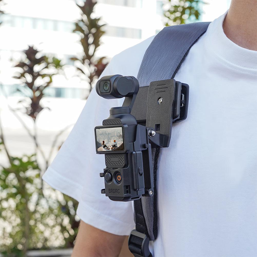 Magnetic Mount Adjustable Clip Holder Mount Anti-Slip Magnetic Base Camera Holder for DJI Pocket 3 Camera Accessories