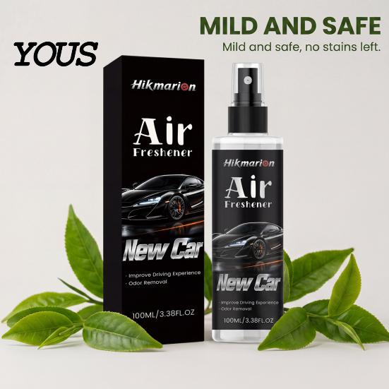 Smoke Odor Eliminator Car Air Freshener Spray, New Scent for Automotive Purifier Food Pet, 100ml Fresh Fragrance Vehicle Interior, Portable