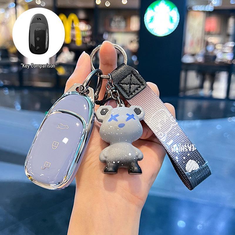 High-End Full-Coverage Car Key Cases & Buckles for 2020-2021 Li Auto ONE Models