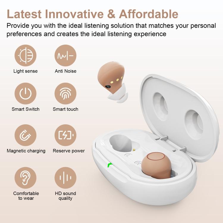 Z-26D1 Digital DSP In-ear TWS Invisible Hearing Aid Rechargeable Touch Control Sound Amplifier