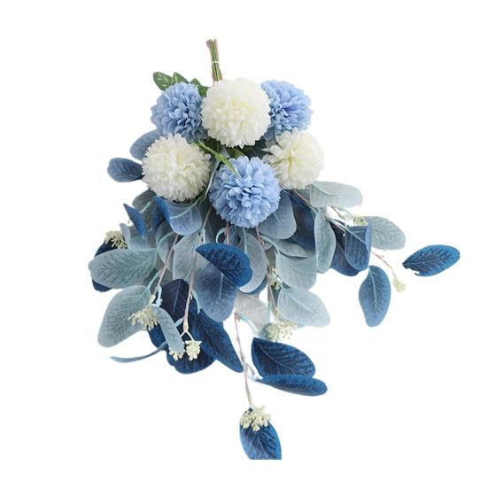 1 Bouquet Fleur Artificielle Décoratif Sans Flétrissement Arrangement Floral Soie Artificielle Plante Fleur Artificielle Décor de Fête