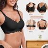 European Seamless Deep V Bra for Women Gathered Side Bust Coverage Anti-Sagging Daily Comfort Intimates