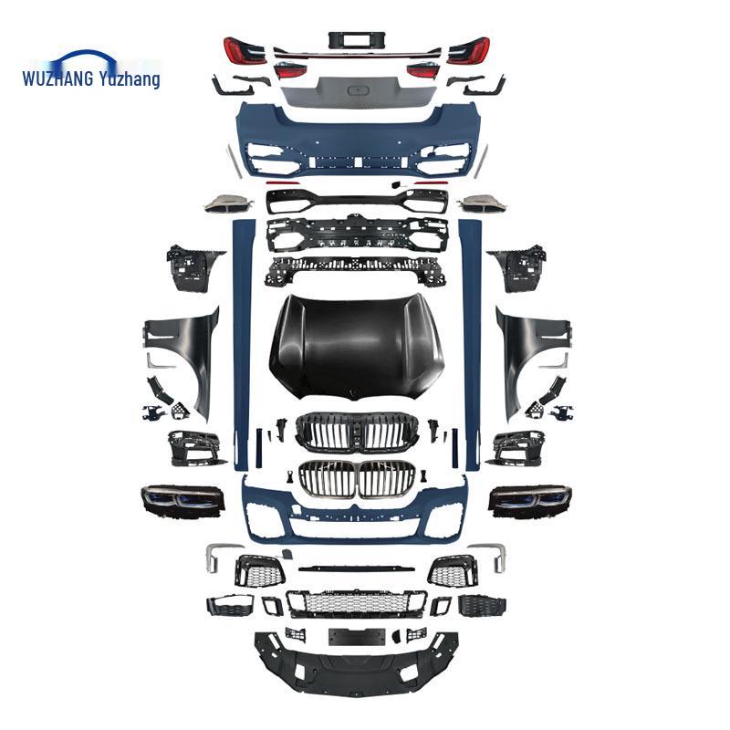 BMW 7 Series G12 Body Kit: Front Bumper, Headlights, Taillights for Old to New Model Transition