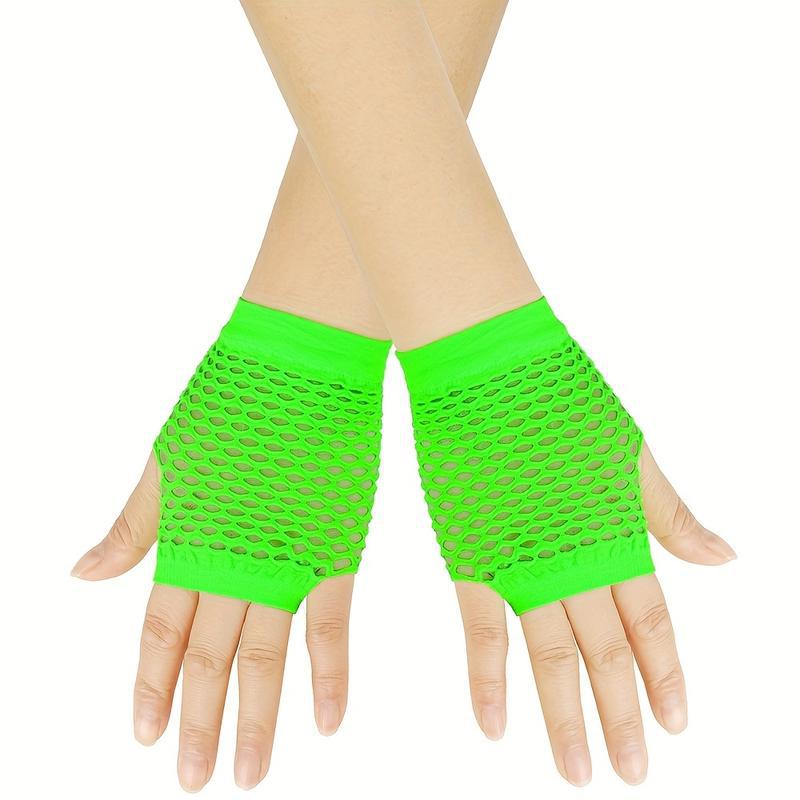 Meier A 78896 mesh gloves punk style punk fishnet gloves