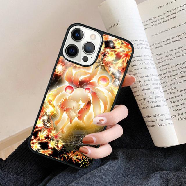 Kitsune Fox Art Phone Case Back Cover for iPhone 17 Air 16 15 14 13 11 12 Pro Max Plus Fundas Coque