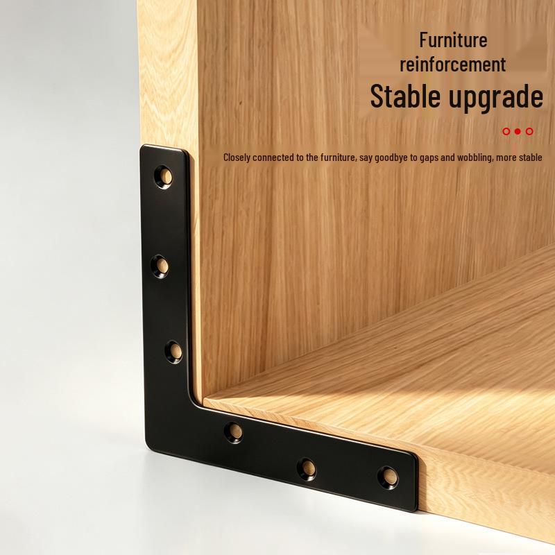 Stainless Steel T-Shaped L-Shaped 90° Right Angle Bracket for Furniture Reinforcement