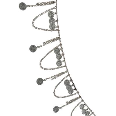 Retro Metal Coin Hip Chain Waist Chain Adorned With Bohemian Tassels Adjustable Waist Accessory For Women