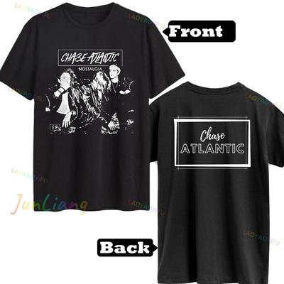 T-shirt d'été à manches courtes pour homme CHASE ATLANTIC Tour 2025 Les vêtements hiphop rock et gothiques des fans