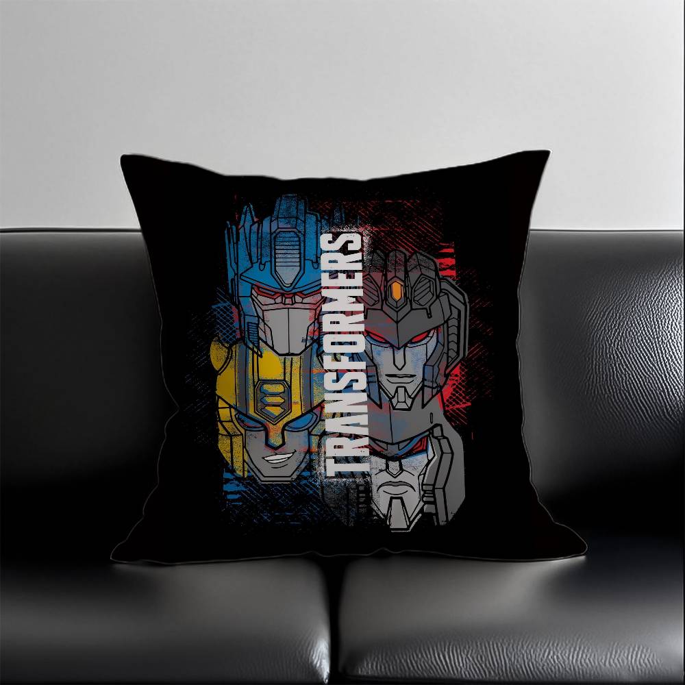 Hot Movie T-Transformers Pillow Case Pattern Printing Pillowcase Living Room Sofa Cushion Cover Bedroom Room Decor