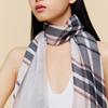 Daks Brown Check Scarf Dcsc6e590w2